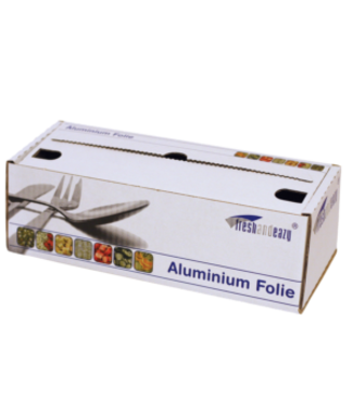 Aluminiumfolie 40 cm x 200 mtr 11 my in cutterbox | prijs & verp per 6 box