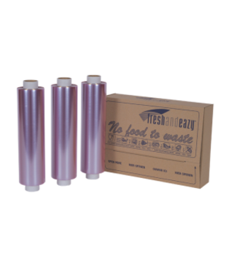 Rekfolie 45/45 cm x 500 mtr 7,5 my geperforeerd | prijs & verp per 3 rol
