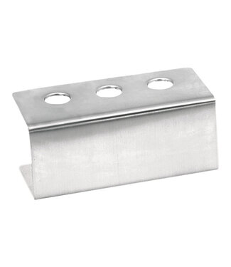 Sans Marque IJshoorn standaard 3 gaten 200x95x90 mm - Roestvrijstaal