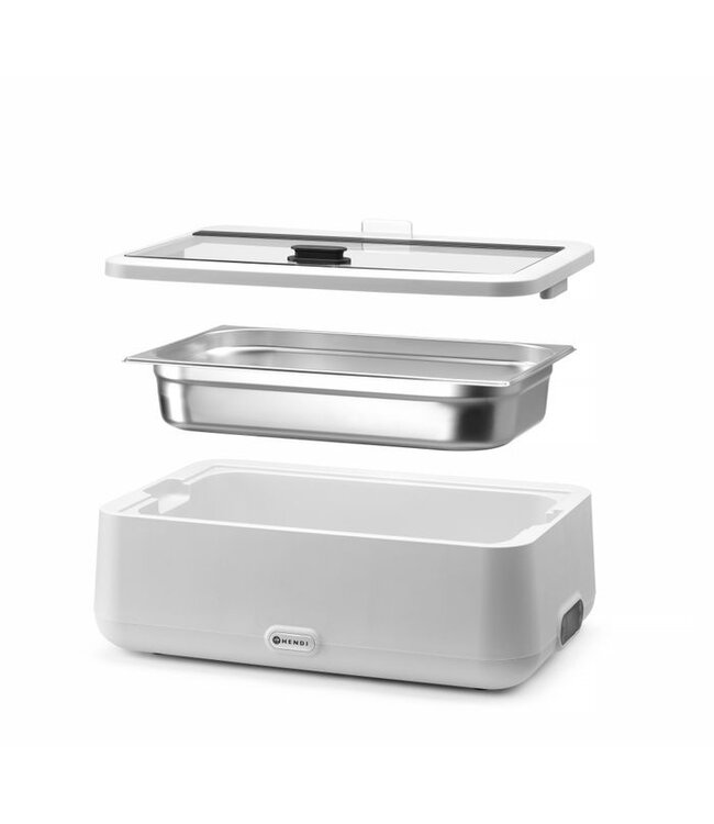 Chafing dish 607x402x250 mm (bxdxh) 230V/700W wit Uniq - Hendi