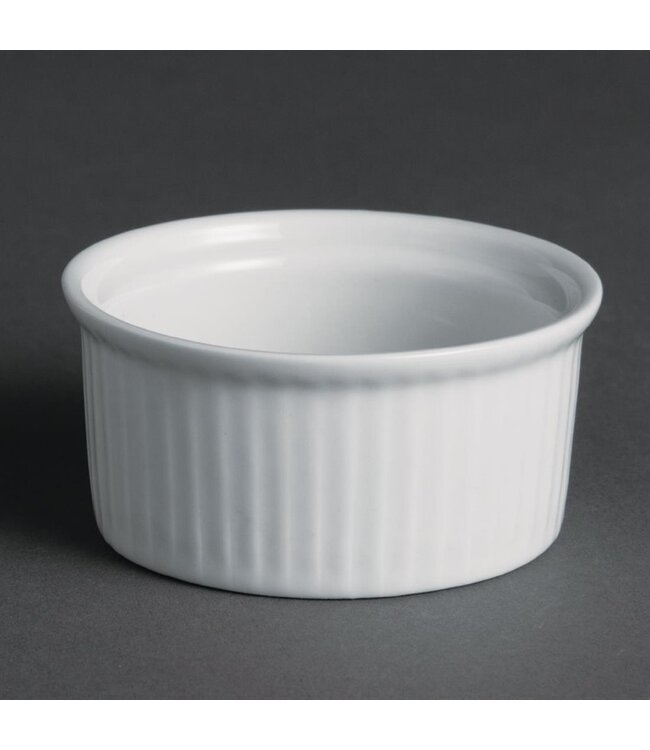 Ramekin Ø70x(h)33 mm 6 cl wit porselein | prijs & verp per 12 stuks
