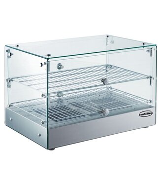 Combisteel Warmhoudvitrine 554x361x376 mm (bxdxh) 50 ltr +30°C tot +90°C - Combisteel