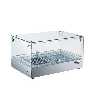 Combisteel Warmhoudvitrine 554x361x311 mm (bxdxh) 35 ltr +30°C tot +90°C - Combisteel