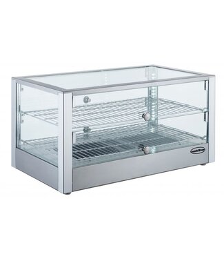 Combisteel Warmhoudvitrine 700x400x376 mm (bxdxh) 50 ltr +30°C tot +90°C - Combisteel