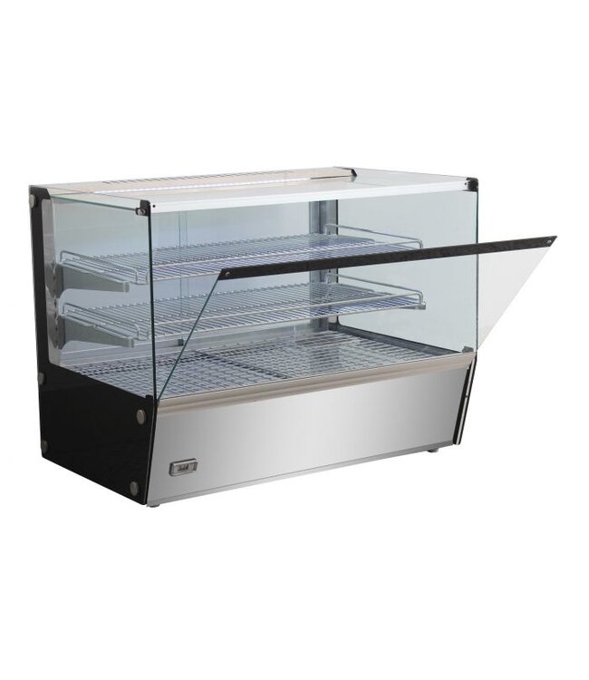 Warmhoudvitrine 690x580x671 mm (bxdxh) 137 ltr +30°C tot +90°C - Combisteel