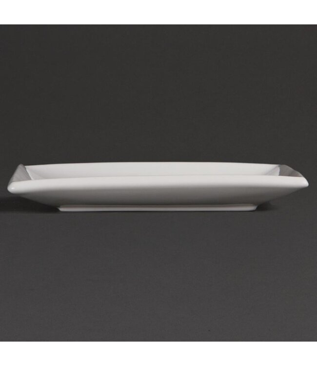 Bord 180x180 mm vierkant wit | prijs & verp per 12 stuks