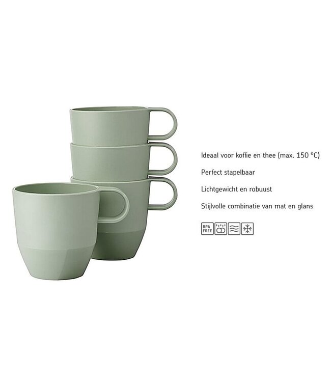 Mok silueta 300 ml nordic sage - Mepal