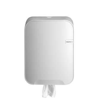 Poetsrol dispenser Midi White Quartz - Euro