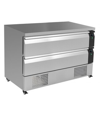 Combisteel Koel/Vrieswerkbank 2 Laden 6X 1/1GN 1230x700x840 mm (bxdxh) - Combisteel