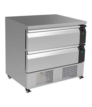 Combisteel Koel/Vrieswerkbank 2 Laden 4x 1/1GN 905x700x840 mm (bxdxh) - Combisteel