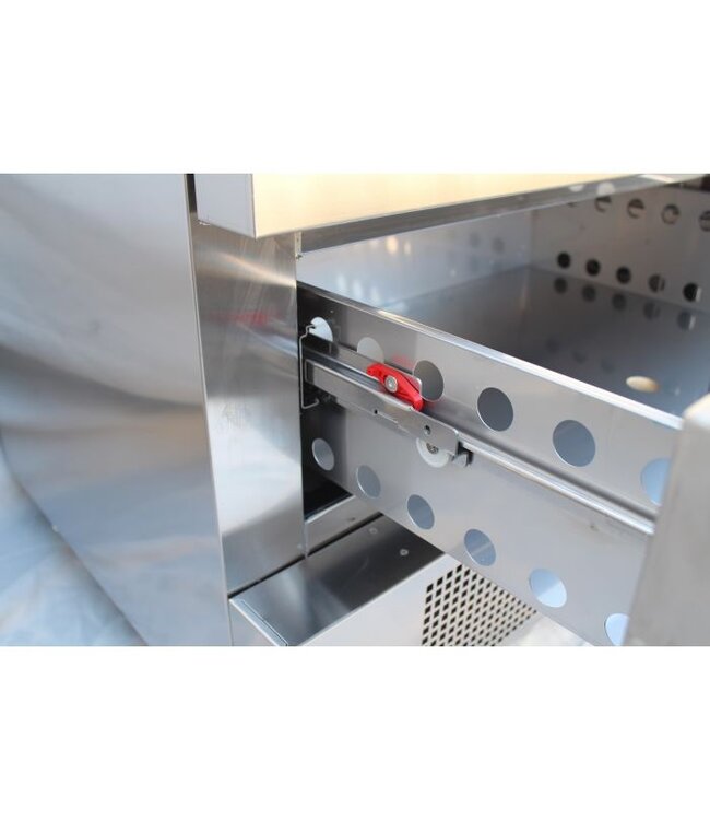 Koel/Vrieswerkbank 1 Lade 3x 1/1 GN 1230x700x575 mm (bxdxh) - Combisteel