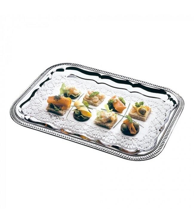 Serveerplateau rechthoekig 530x325 mm GN1/1 - Verchroomd