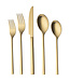 Sola Sorbetlepel | Longdrinklepel 201 mm rvs 18/10 Montreux mat goud - Sola | prijs & verp per 12 stuks