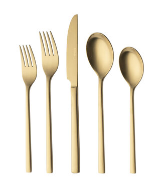 Sola Visvork 181 mm rvs 18/10 Montreux mat goud - Sola | prijs & verp per 12 stuks