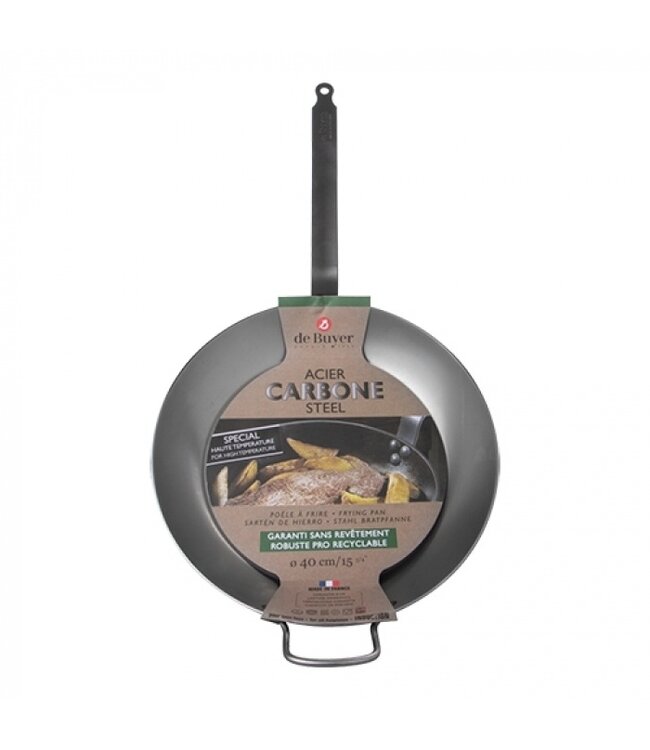 Lyonnaiserpan Ø40 cm zware uitvoering, met extra handgreep - Buyer