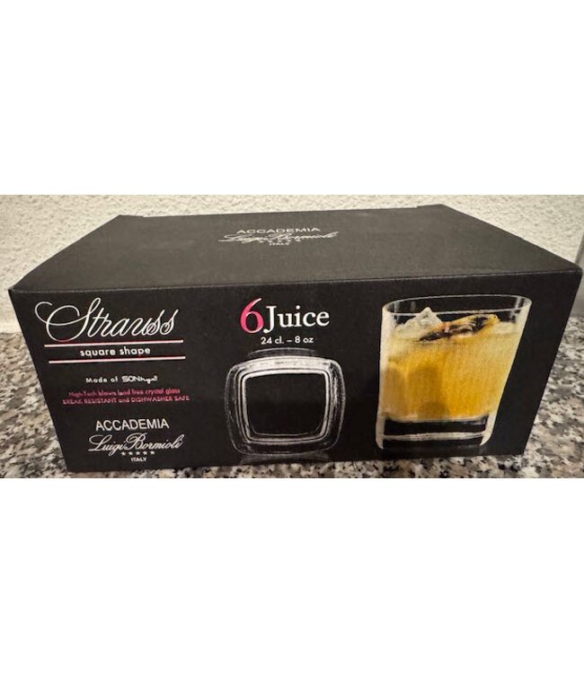 Strauss Tumbler 24 cl Luigi Bormioli | prijs & verp per 6 stuks Nog 60 stuks beschikbaar OUTLET !!