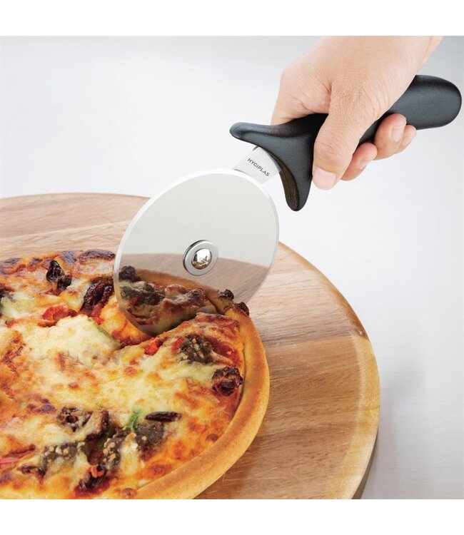 Pizzawiel zwart 10 cm - Fusion Basic