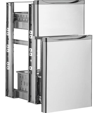 Marecos Barkoeler ladenkit 1x 2/3 + 1x 1/3 RVS TFGB 1A - 2/3-544 - Marecos
