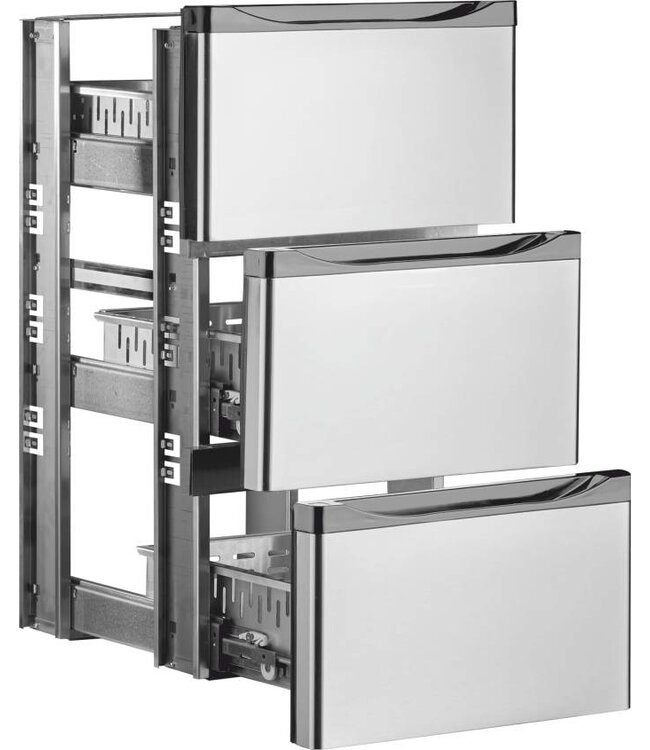 Barkoeler ladenkit 3x 1/3 RVS TFGB 3A - 1/3-544 - Marecos