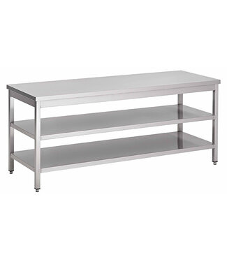 Gastro-Inox Werktafel eiland 1800x700x880 mm rvs - Gastro-Inox