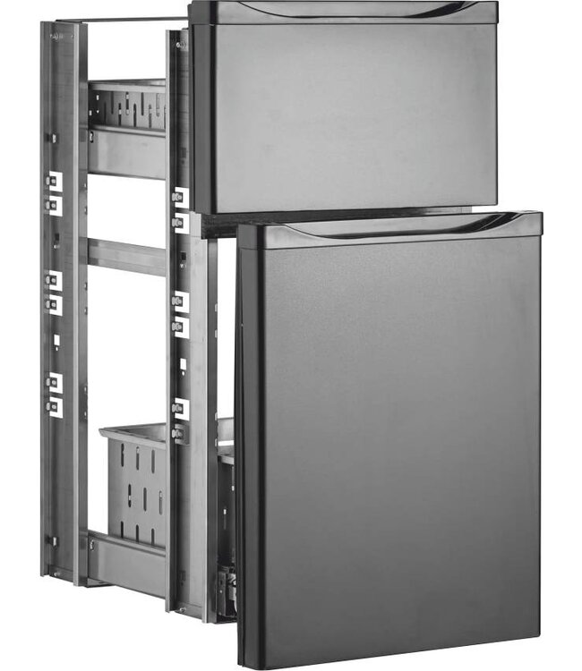 Barkoeler ladenkit 1x 2/3 + 1x 1/3 zwart TFGB 1 - 2/3-544 - Marecos