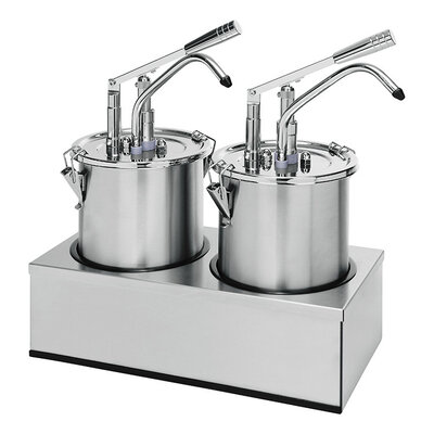 Roestvrijstalen heveldispensers