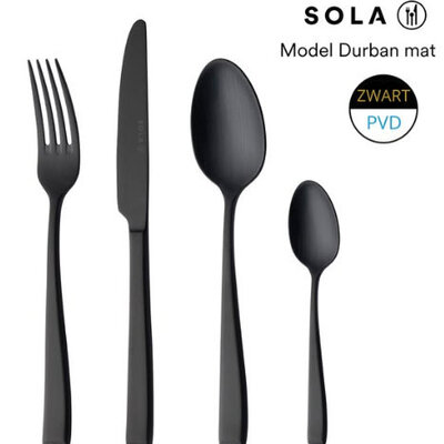 Sola - model Durban mat zwart 18/10