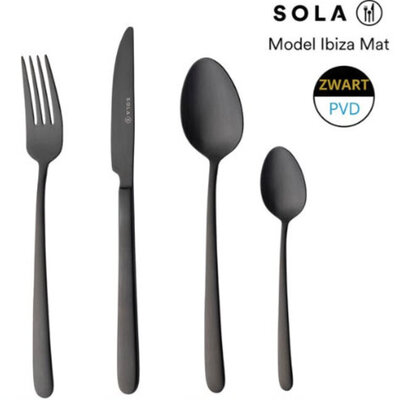 Sola - model Ibiza mat zwart 18/0