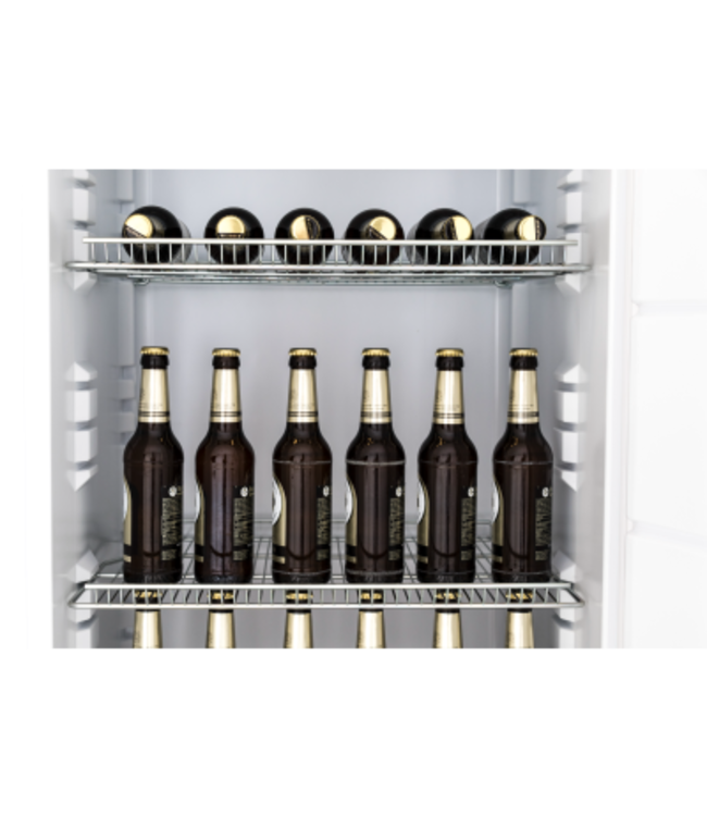 Koelkast 254/267 ltr (br/netto inh.) 600x620x1450 mm (bxdxh) +0°C tot +8°C wit KS290-V-280GW - Exquisit