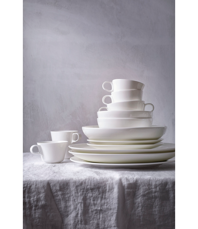 Schaal Ø235x(h)40 mm 100 cl Blanc De Blancs - Maastricht Porselein | prijs & verp per 4 stuks