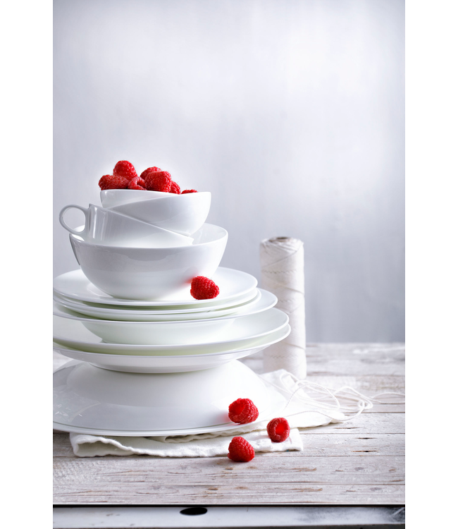 Schaal Ø235x(h)40 mm 100 cl Blanc De Blancs - Maastricht Porselein | prijs & verp per 4 stuks