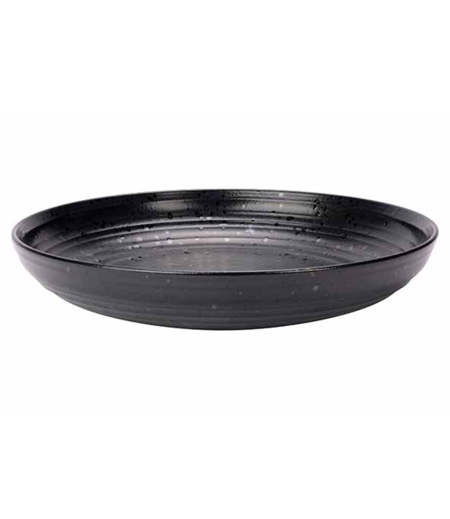 Bord 250 mm diep 94 cl coupe Artisan Zwart - Proof by Cosy & Trendy | prijs & verp per 6 stuks