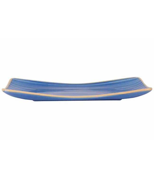 Bord 300x150 mm rechthoekig Artisan Blauw - Proof by Cosy & Trendy | prijs & verp per 6 stuks