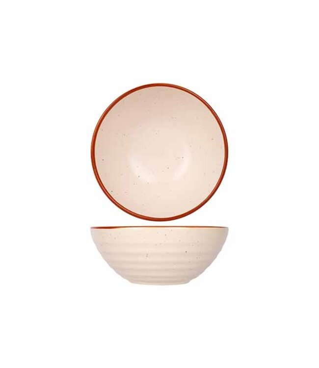 Kom Ø160x(h)63 mm rond 54 cl Artisan Cream - Proof by Cosy & Trendy | prijs & verp per 4 stuks