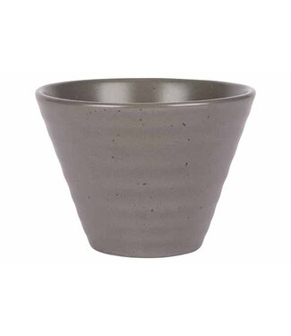 Proof by Cosy & Trendy Kom Ø110x(h)78 mm conisch 27 cl Artisan Grijs - Proof by Cosy & Trendy | prijs & verp per 6 stuks