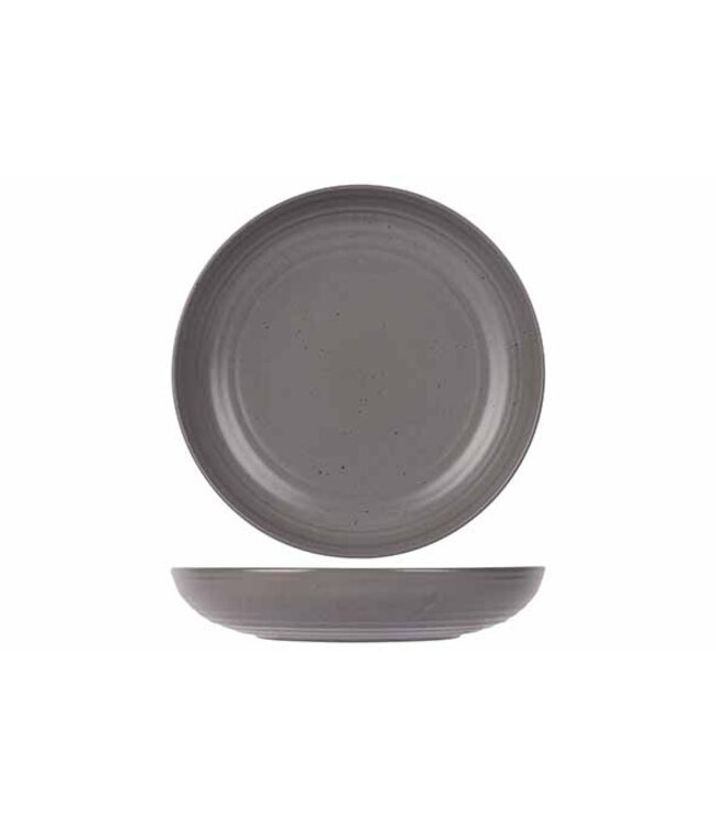 Bord 250 mm diep 94 cl coupe Artisan Grijs - Proof by Cosy & Trendy | prijs & verp per 6 stuks