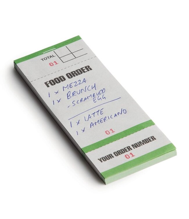Orderblok 64x152 mm (bxh) 100 pagina's | prijs & verp per 50 stuks