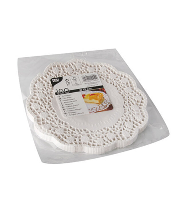 Taartrand Ø18 cm papier 40 g/m² wit FSC® gecertificeerd - Papstar | prijs & verp per 2.000 stuks