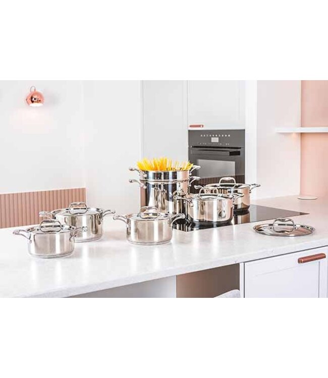 Pasta inzet Ø240x(h)123 mm rvs Classic - Cosy & Trendy