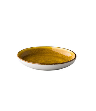 Bord 235 mm diep Jersey geel - Q Authentic | prijs & verp per 6 stuks