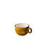 Cappuccino kop 20 cl stapelbaar Jersey geel - Q Authentic | prijs & verp per 6 stuks