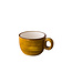 Koffiekop 16 cl stapelbaar Jersey geel - Q Authentic | prijs & verp per 6 stuks