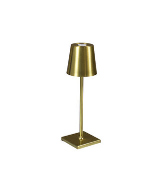 Tafellamp goud Seattle Ø7x(h)24 cm usb-c oplaadbaar