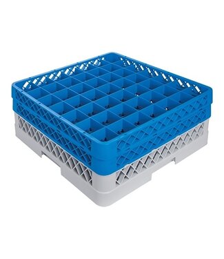 CaterRacks Voetglazenkorf 49 comp. 50x50x18 cm max Ø63x(h)160 mm - CaterRacks
