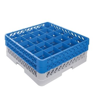 CaterRacks Voetglazenkorf 25 comp. 50x50x18 cm max Ø90x(h)160 mm - CaterRacks