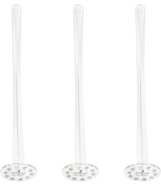 Sier Tonic stamper 170 mm transparant - Kunststof | prijs & verp per 100 stuks