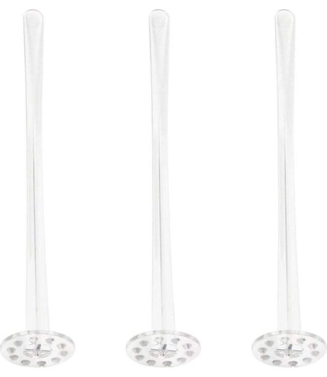Tonic stamper 170 mm transparant - Kunststof | prijs & verp per 100 stuks