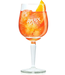 Aperol Spritz glas bedrukt | prijs & verp per 6 stuks