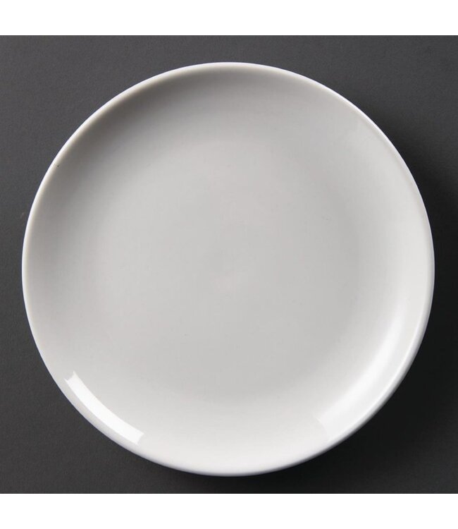 Bord 200 mm coupe Whiteware - Olympia | prijs & verp per 12 stuks