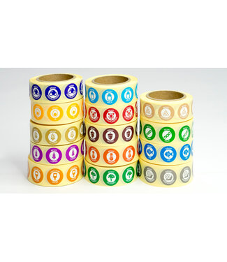 Allergenenstickerset 14 rol a 500 stuks